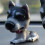 2Stk Graue Cartoon Hund Auto Schmuck Für Auto Oder Zuhause 9