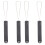 4 Keyboard Cleaner Schwarz, Tragbarer Key Puller Für 2