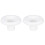 2Stk Universal Wasser Spender Sitz Ersatz Kunststoff Weiß 3