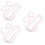 3Sets ABS Kinder Halskette Und Armband Set Schmuck Sets 9