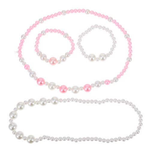 3Sets ABS Kinder Halskette Und Armband Set Schmuck Sets 2