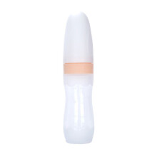 3Stk Baby Fütterungsflasche Mit Silikonlöffel Pink