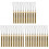 36Stk 2024 Abschlusskappen Quasten Polyester, Gelbe 4