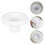 2Stk Universal Wasser Spender Sitz Ersatz Kunststoff Weiß 9