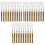 36Stk 2024 Abschlusskappen Quasten Polyester, Gelbe 5