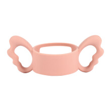 3Stk Saugergriff Silikon Für Breite Babyflaschen Pink