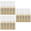 36Stk 2024 Abschlusskappen Quasten Polyester, Gelbe 9