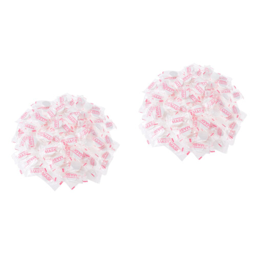 400Pièces Masques Jetables Comprimés Papier Assorties 2
