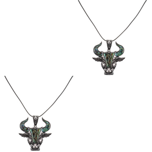 2Ensembles Pendentifs Animaux Style Punk Métal Multi Usage DIY 2