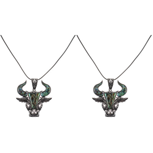 2Ensembles Pendentifs Animaux Style Punk Métal Multi Usage DIY 1