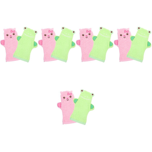 10Pièces Bain Enfants Exfoliants Confort Douche 2