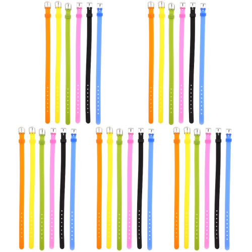 30Pièces Silicone Confortables Couleurs Assorties Pour 1