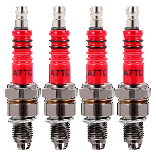 28Pièces Bougies D'allumage Trois Branches Durables Pour Scooter