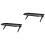 2Pièces Étagère Noire Pliable Pour Support Moniteur Écran 4