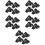 20Pièces Pinces Ventouse Noir, Rangement Stable Billets Ticket 7