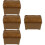 4Pcs Pirate Treasure Chest Prop Antique Simulation Box Decor 7