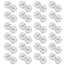 900Pièces Supports Mèches Métal Argenté Pince Mèches Pour Bougies DIY