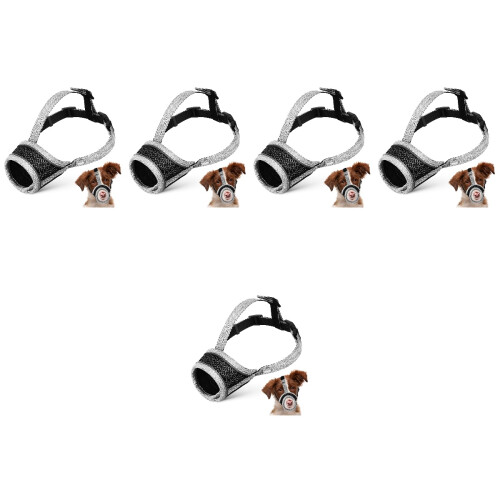 5Pièces Pour En Polyester Respirant Argenté Ajustable 1
