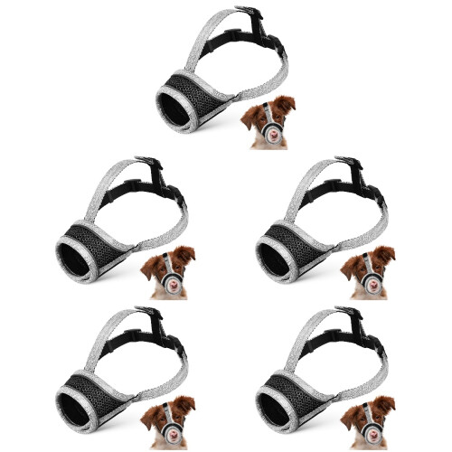 5Pièces Pour En Polyester Respirant Argenté Ajustable 2