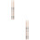 4Pièces Baguettes En Bois Pour Instruments De Percussion Multi 5