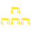 8Pcs Yellow Plastic Floor Jack Handle Hydraulic Jack Lifting Accessory 6