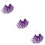 3Pièces Dispositif De Mesure Bracelet Violet Usage Professionnel 9