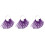 3Pièces Dispositif De Mesure Bracelet Violet Usage Professionnel 4