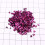 1600Pièces Patchs DIY Pour Vêtements Sequins Fleurs Violettes Élégants 10