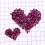 1600Pièces Patchs DIY Pour Vêtements Sequins Fleurs Violettes Élégants 9