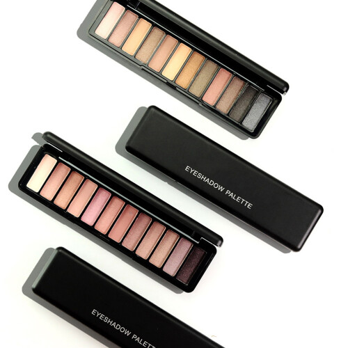 2Pcs 12 Color Professional Matte Shimmer Eyeshadow (E12-1) 1