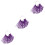 3Pièces Dispositif De Mesure Bracelet Violet Usage Professionnel 5