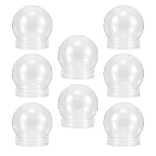 24Pièces Globes À Neige Clair Pour Décorations De Noël DIY 2