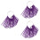 3Pièces Dispositif De Mesure Bracelet Violet Usage Professionnel 6