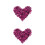 1600Pièces Patchs DIY Pour Vêtements Sequins Fleurs Violettes Élégants 4