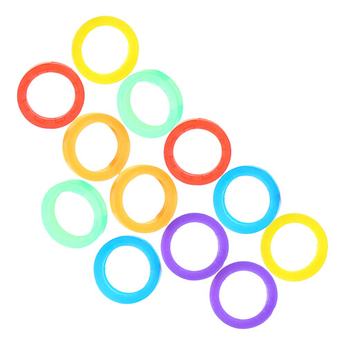 24Pièces Manchons De Silicone Élastique Couleurs Mélangées