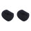 2Pcs Windproof Microphone Covers Black Sponge for Recorder Accessories 2