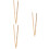 3Pièces Outils Ramasse-Déchets Bambou Beige Pinces Ergonomiques 9