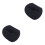 2Pcs Windproof Microphone Covers Black Sponge for Recorder Accessories 3