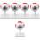5Pcs Eye Anatomy Model 3X Enlarged Eyeball For Science Teaching 6
