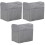 3Pcs Universal Grey Sewing Machine Covers with Waterproof Protection 3