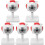 5Pcs Eye Anatomy Model 3X Enlarged Eyeball For Science Teaching 4