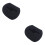 2Pcs Windproof Microphone Covers Black Sponge for Recorder Accessories 6