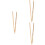 3Pièces Outils Ramasse-Déchets Bambou Beige Pinces Ergonomiques 8
