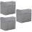 3Pcs Universal Grey Sewing Machine Covers with Waterproof Protection 6