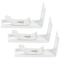 6pcs Replacement Safety Grooves For Baby Gates And Pet Gates Sturdy U-Shape Plastic Fittings For Indoor Child Safety Doorways