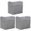 3Pcs Universal Grey Sewing Machine Covers with Waterproof Protection 2