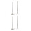 4Pcs Practical Desktop Flag Stand with Metal Pole for Home Office 6