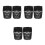 6Pcs Universal Fit Black Plastic Pool Table Billiard Net Drop Baskets 9