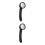 2Pcs Bathroom Shower Head Detachable ABS Plastic Spray Nozzle 8