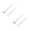 4Pcs Practical Desktop Flag Stand with Metal Pole for Home Office 7